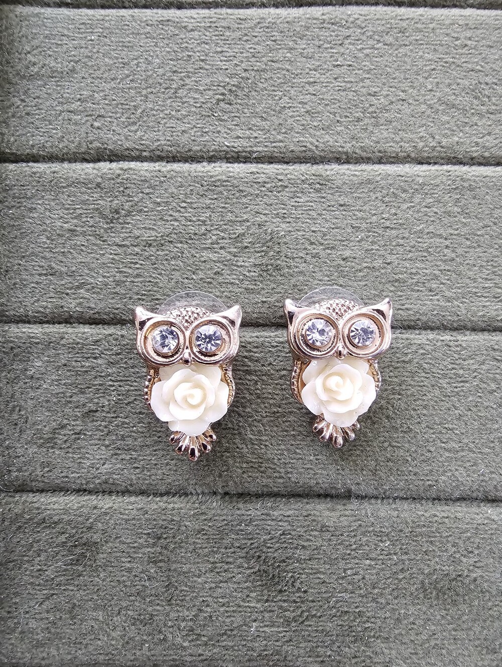 Vintage Owl Earrings